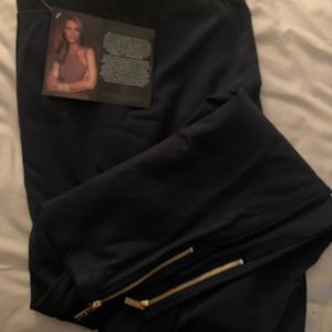 IMAN ankle navy pants, NWT, size 3X